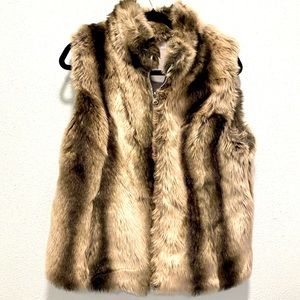 Faux Fur Vest by FU DA - Medium